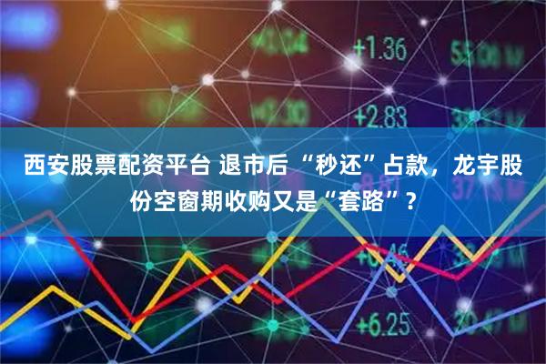 西安股票配资平台 退市后 “秒还”占款，龙宇股份空窗期收购又是“套路”？